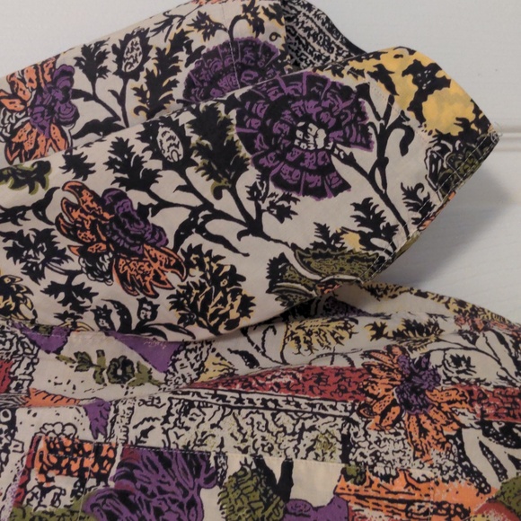 Funky 1980s Vintage Short Sleeve Button Down - Picture 5 of 5